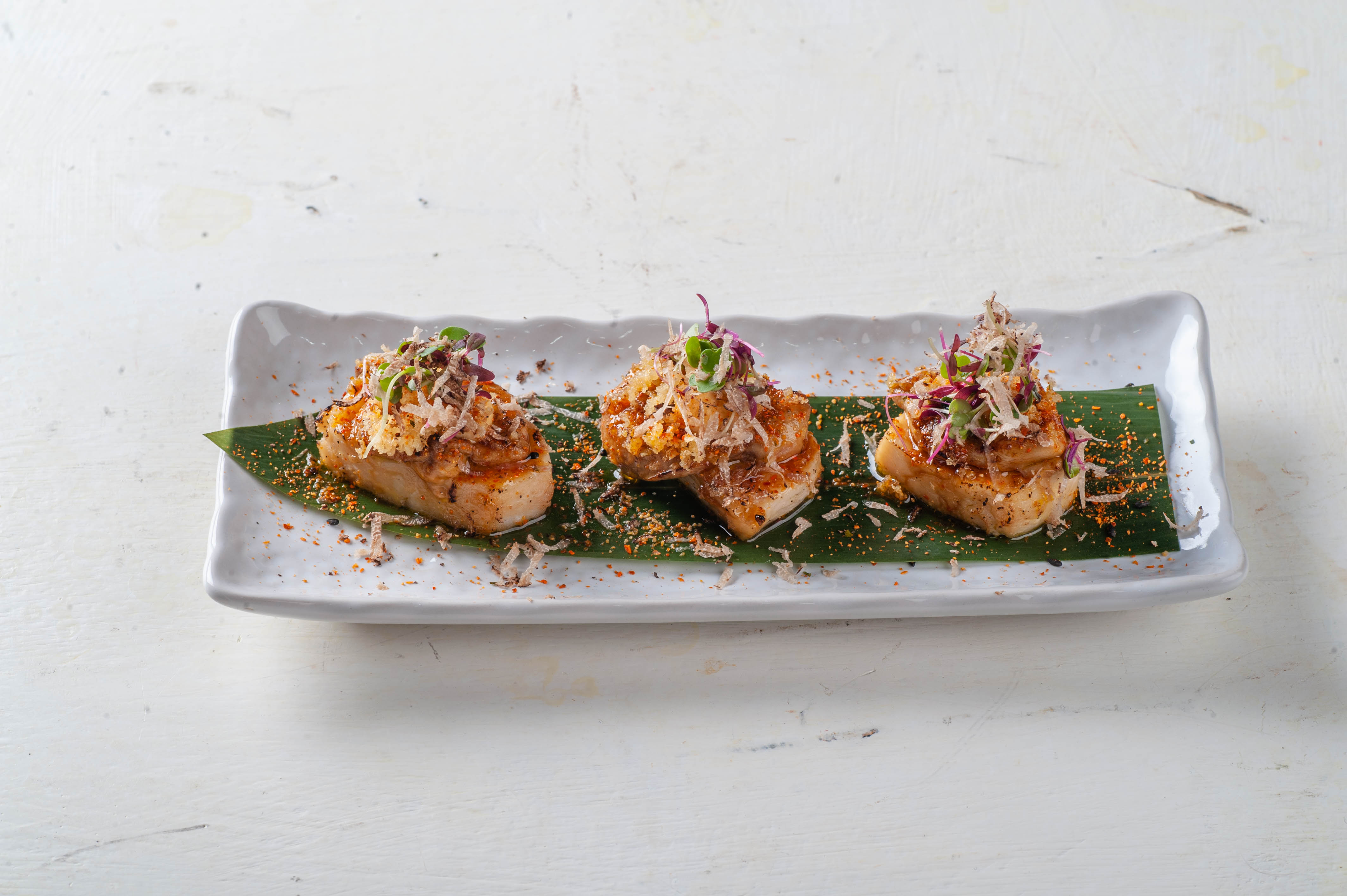 Морской гребешок с фуа-гра